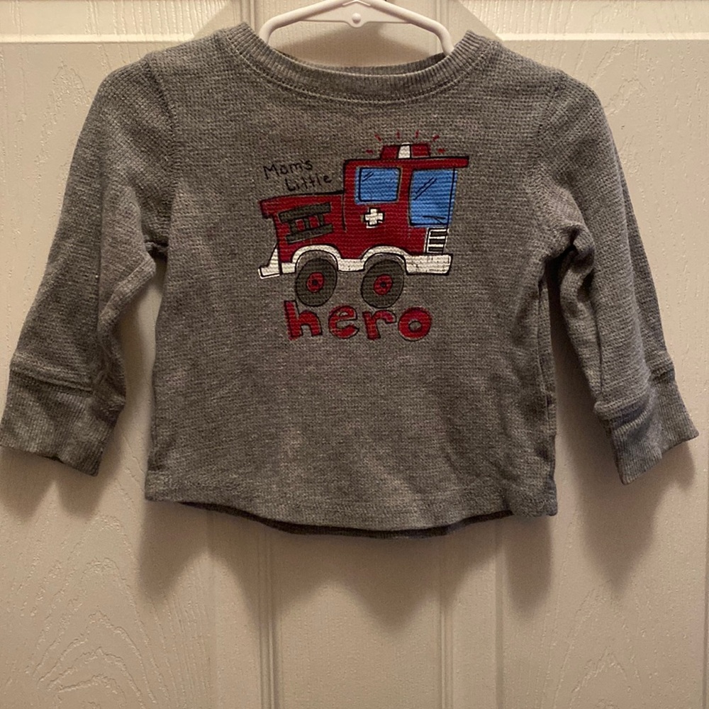 Fire truck Thermal Top Size 12 months
